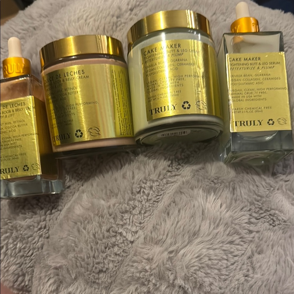Truly Cake Maker Skincare Set with Gold Labels